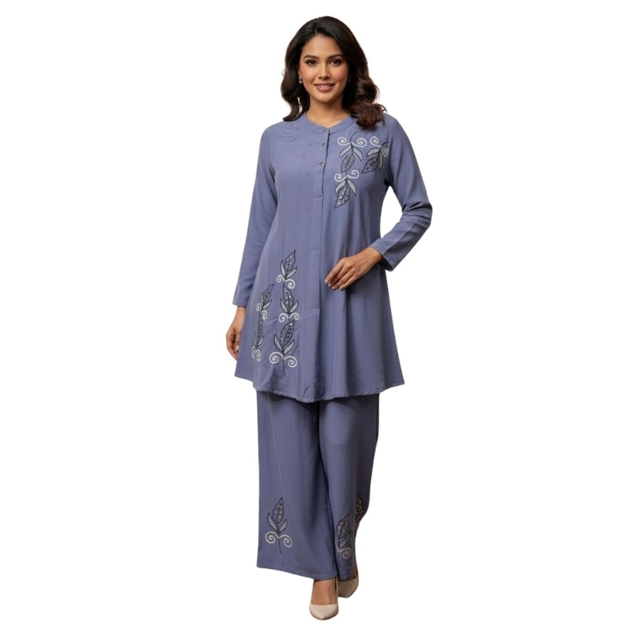 Elegant Embroidered 2-Piece Set – Curian Cotton Collection