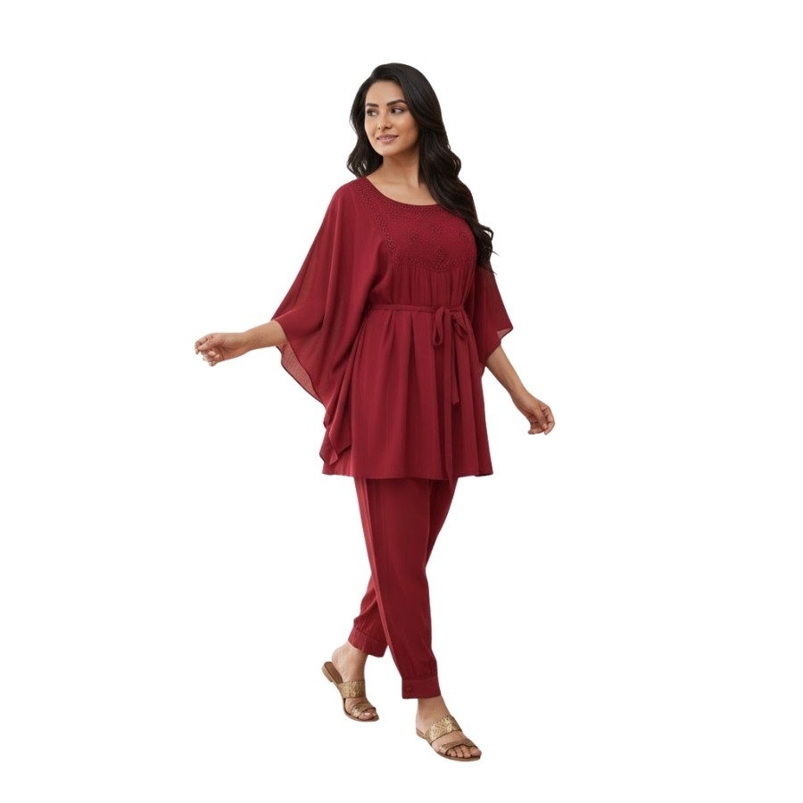 Serene Grace Co-ord Set – Curian Premium Cotton Collection