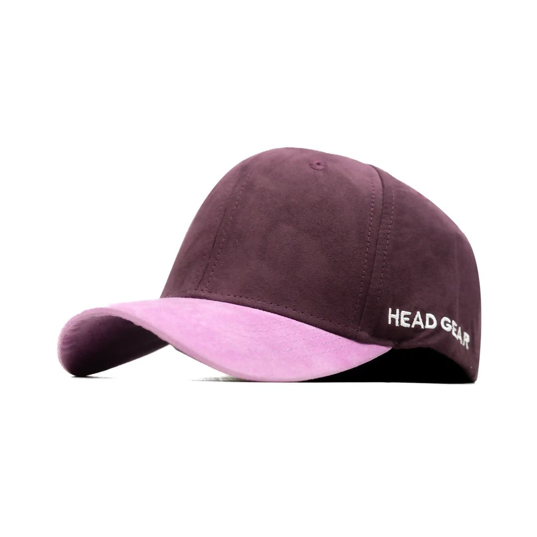 HEAD GEAR PURPLE PINK DUAL TONE STRUCTURED CAP
